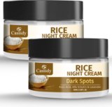 CASSIDY Rice Night Cream for Dark Spots with Deep Moisturization 50ml ( Pack Of 2)(50 ml)