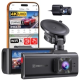 REDTIGER F7NA 4K Dual Dash Cam for Car with ADAS, STARVIS 2 IMX678 Sensor, 8MP UHD, 5GHz WiFi 6 Fast Download, 4K Front 1080P Rear, GPS, Voice Control, WDR, HDR Night View, Support 512GB (No SD Card)
