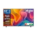 Haier H5E Series 165cm (65) 4K Ultra HD Smart LED Google TV 65H5E