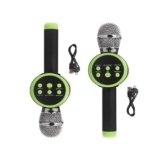 TRIDEO Karaoke crophone and Speaker Set for Home Entertainment. Kid-Friendly cropho with Portable Speaker, Perfect for Karaoke Parties, Birthday Celebrations, and Music Enthusiasts