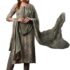 GoSriKi Women’s Rayon Blend Printed Straight Kurta with Pant & Dupatta (VICE Peach-VKS02-GS_L_Peach_Large)