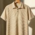 Jai Textiles Men Striped Casual Grey Shirt
