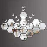 One Store Self Adhesive 12 cm Wall Sticker(Pack of 14)