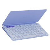 Logitech Keys-to-Go 2 Portable Bluetooth Keyboard for Tablet with Built-in Cover, Slim and Compact Wireless Keyboard for Windows, Android, Linux, iPad, iPhone, Mac – Lilac