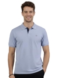 Lux Cozi Men’s Pack of 1 Oxford Blue Regular Fit Polo Neck Half Sleeve Solid Casual T-Shirt (Size : X-Large)_COZI_2121_OXBLU_XL_1PC