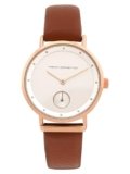 French Connection Silver Dial Analog Watch for Women-FCW09BRL