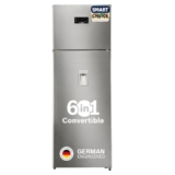 Bosch 368L, 2 Star, Frost Free Double Door Refrigerator with 2.5 L Water Dispenser | 6-in-1 Convertible Storage Modes | VitaFresh |Touch Panel | 2 Cooling System 2026 Model, (CTC39S22AI,Silver)