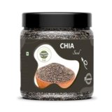 HAPPY HARVEST Raw Chia Seeds | Raw Seeds | Chia Seeds for Eating | Healthy Snacks | Calcium and Protein Rich Seeds (1kg)