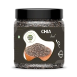 HAPPY HARVEST Raw Chia Seeds | Raw Seeds | Chia Seeds for Eating | Healthy Snacks | Calcium and Protein Rich Seeds (1kg)