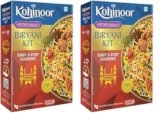Kohinoor Authentic Basmati Biryani Kit,Hyderabadi|Easy 3-Step Recipe|Ready To Cook Biryani,339 G (Pack Of 2),678 Gram