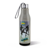 Nayasa Whip 900 ml Insulated Inner Steel Water Bottle | Wide Mouth Leakproof Bottle | BPA-Free Durable Water Bottle | Grey