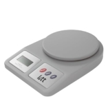 Litt by Lifelong Digital Kitchen Weighing Scale | LCD Display with Tare & Mode Function | Compact & Accurate Weighing Machine for Kitchen, Baking, Diet, Food & Grocery | 5kg Capacity