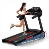 Lifelong 4.5HP Peak Foldable Treadmill for Home| Gym Equipment for Home Workout | Wide Belt | LED Display | 15 Level Auto Incline | 14 km/h Speed | 12 Preset Programs | Hydraulic Fold | Bluetooth & Fit Show App | 110kg Max Weight