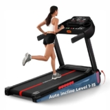 Lifelong 4.5HP Peak Foldable Treadmill for Home| Gym Equipment for Home Workout | Wide Belt | LED Display | 15 Level Auto Incline | 14 km/h Speed | 12 Preset Programs | Hydraulic Fold | Bluetooth & Fit Show App | 110kg Max Weight