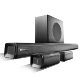 Boat Aavante Prime 5.1 7050D, Dolby Audio, 700W, 5.1CH, Wireless Subwoofer & Wireless Satellites, Free Installation & Video Demo, Sound bar, Home Theatre Soundbar Speaker (Premium Black)