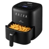 INALSA Air Fryer 3.5 ltr|1400 W with Air Crisp Technology|Temperature & Timer Control|8 Preset Menu & Digital Display|Air fry, Bake,Roast,Reheat,Dehydrate|Airfryer Recipe book-NutriFry 3.5