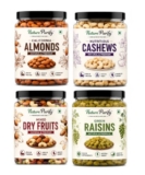 Nature Purify Dry Fruits Combo Pack 250gm Each | (Almond, Cashew, Apricots, Raisins)