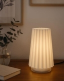 SSMILODECOR Table Lamp for Living Room Decoration, Bedroom, Study, Office, and Gifting | Handcrafted Wave Ambient Night Lamp with On/Off Switch, Without Bulb | Bedside Lamp (Home Decor Items)