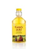 Gem’s Gold Cold pressed Groundnut Cooking Oil 1l | Help Consume 30% Less Oil | Peanut Oil | Marachekku, Chemical Free, Kacchi Ghani, Chekku | Smart Bottle