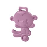 Fisher-Price Newborn Baby Toy Purple Monkey Teether BPA-Free for Tummy Time & Travel Sensory Play for Infants Ages 3+ Months