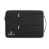 Tabelito Polyester Hybrid Laptop Bag Sleeve Case Cover Pouch for 14 Inch(35Cm) Laptop Apple/Dell/Lenovo/Asus/Hp/Samsung/Mi/MacBook/Ultrabook/Thinkpad/Ideapad/Surfacepro (Black)
