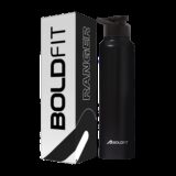 BOLDFIT Steel Sipper Bottles for Adults Steel Sipper Metal 1000 ml Stainless Steel Shaker(Pack of 1, Black)