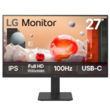 LG 27MS570B IPS Full HD (1920 x 1080) Monitor, 27 Inch, 100Hz, Anti-Glare, HDMI x 2, USB-C with PD65W, Height/Tilt Adjustable Stand, in-Built Speakers, Head Phone Out, Reader Mode, Flicker Safe