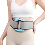 Belly Massager Belt Electric Fascia Massager for Abdomen Waist Slimming Body Shaping Vibration Heat Therapy Portable Abdominal Toning Device (MULTICOLOR)