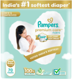 Pampers Premium Care Pants NB 70 | No Marks | Indias Softest Diaper – New Born(70 Pieces)
