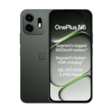OnePlus N6 | 4GB+128GB | Midnight Green | Segment’s Biggest 8000mAh Battery | Segment’s Fastest 45W Charging | 60-Month Smoothness | Smooth 120Hz Display | 50MP Camera | Military-Grade Durability