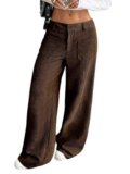 LOUIS LUXE Women Trouser || Women Trouser Pants || Women Trouser Pants Cotton || Trouser for Women(TROUSER-04-BROWN-30)