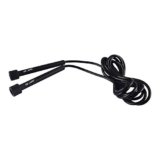 DE JURE FITNESS Adjustable Slim Shape Weight Loss Ball Pencil Speed Skipping Rope (Black)