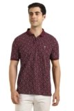 Allen Solly Men’s Polo T-Shirt | All-Over Print | Regular Fit | Cotton Comfort Feel | Smart Casual Wear