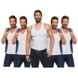 Amul Comfy Men’s Vest | 100% Cotton Single Jersey Fabric | U Neck Sleeveless Innerwear | Ultra Soft Hand Feel | Seamless Body | Superior Comfort Daily Wear