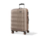 Aristocrat Comet Trolley Bag 56, 66 & 76cm | Cabin-Check-in | Hard Luggage | Smooth 8-Wheel Suitcase | Combination Lock with Sturdy Zipper | Full Fabric Convipack | 3-Year International Warranty