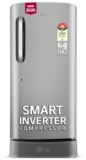 LG 210 L, 5 Star, Smart Inverter, Direct Cool Single Door Refrigerator (GLD2256ZAPZ, Shiny Steel, Fit Max Chiller Tray, Base stand with Drawer & Runs on Home Inverter)