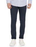 Arrow Slim Fit Textured Trousers_ASAETRO2889_30 Navy