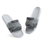 CHUPPS Vertex Men’s Casual Sliders & Flip-Flops | Comfortable Flip Flop Slippers with FOAM6 6mm Foam Upper| Powergrip Footbed for Superior Cushioning & Support |Stylish Footwear for Men Grey