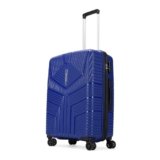 Aristocrat Atlas Trolley Bag 55, 66 & 77cm | Small, Medium & Large | Hard Luggage | Smooth 8-Wheel Suitcase | Combination Lock with Sturdy Zipper | Full Fabric Convipack | 3-Year Warranty