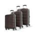 Aristocrat Comet Set of 3 (Cabin+Medium+Large) Hard Case Trolley Bags, Blue