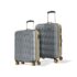 Aristocrat Atlas Set of 3 (Cabin+Medium+Large) Hard Case Trolley Bags, Blue