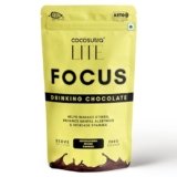 Cocosutra FOCUS – Sugar Free Ashwagandha Drinking Chocolate Mix | Enhances Mental Alertness & Reduces Stress | Keto Friendly | Enjoy hot or cold | 200 g