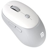 Portronics Toad Neo Wireless Bluetooth Mouse with Dual Wireless Connectivity (BT + 2.4 GHz), Rechargeable Battery, Forward & Back Button, Multi-Device Pair, Upto 3200 Dpi Sensitivity(White)