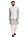 Amazon Brand – Symbol Men’s Kurta Set_Sy-A23-Mna-Bfkc-116_Grey_XL