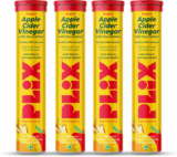 The Plant Fix Plix Apple Cider Vinegar 15 Effervescent Tablet with mother Mango(4 x 15 Tablets)