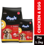 Drools (3+ 1.2 kg inside) Egg and Real Chicken 4.2 kg Dry Young Dog Food