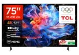TCL 189 cm (75 inches) 4K Ultra HD Smart LED Google TV | 4K HDR | Dolby Vision & Atmos | MEMC | 75V6C