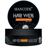 Mancode Spider Hair Web Wax for Men | 100ML | Extra Long-Lasting, Powerful 24-Hour Strong Hold | Enhances Hair Volume & Texture | Non-Sticky, Glossy & Stylish Look