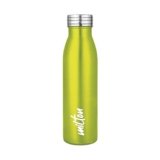 MILTON Breeze 750 Stainless Steel Water Bottle 730 ml, Single Walled, ISI Certified I Leak Proof Lid, Rust Proof I For School, Office, Gym I Mettalic Green