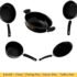 Jainpet Fry Pan 22 cm diameter 5 L capacity(Cast Iron, Non-stick, Induction Bottom)